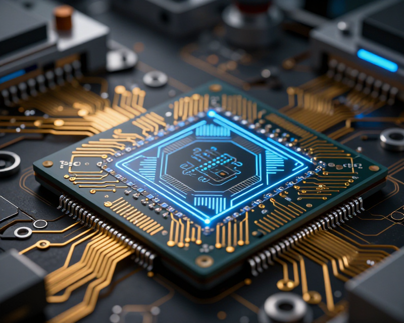 High-tech HBM semiconductor chip