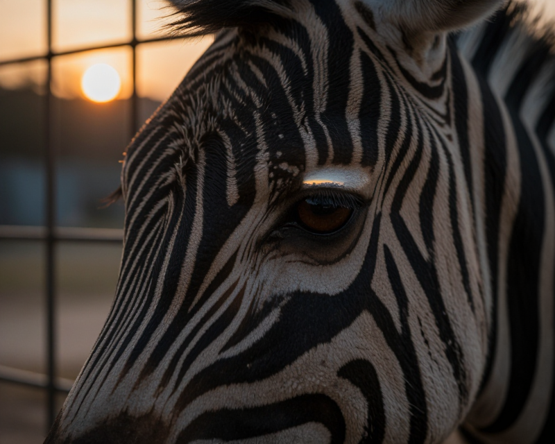 Cinematic Zoo Reflection
