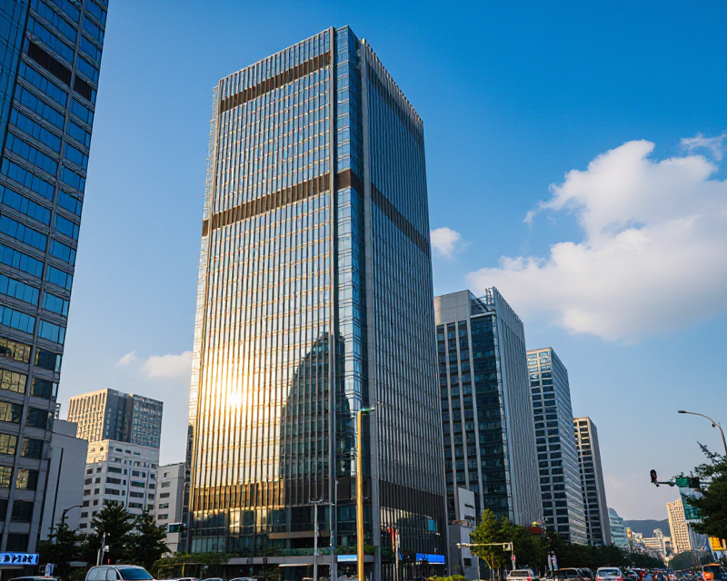 Sunny Seoul Cityscape