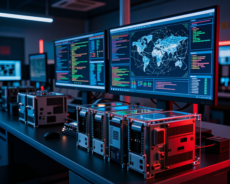 Cybersecurity Investigation Scene