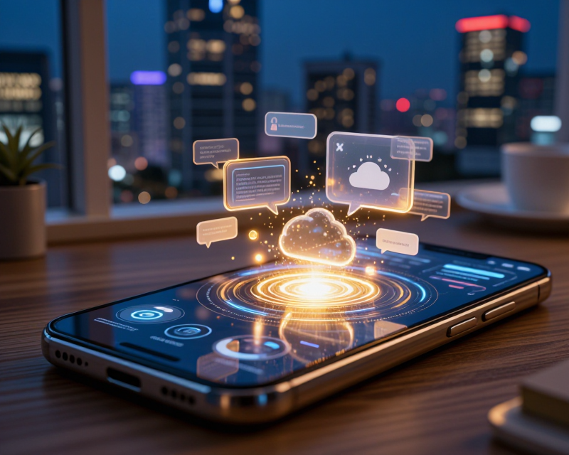 Futuristic AI Interface