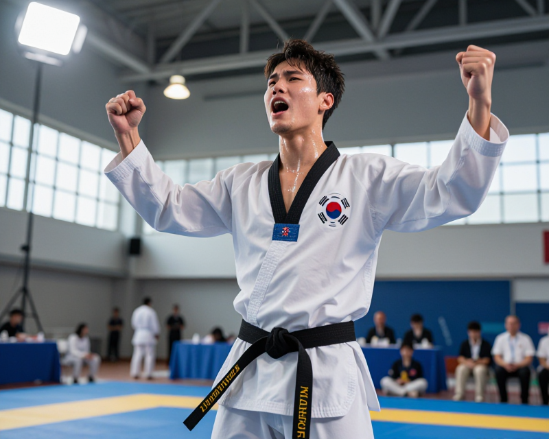 Taekwondo Victory Celebration