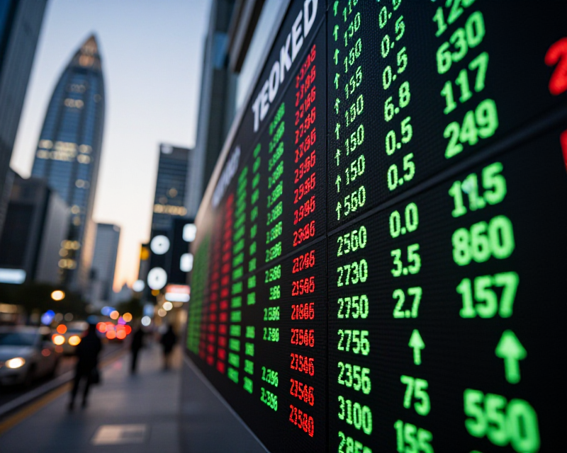 Seoul Stock Market Tech Rise