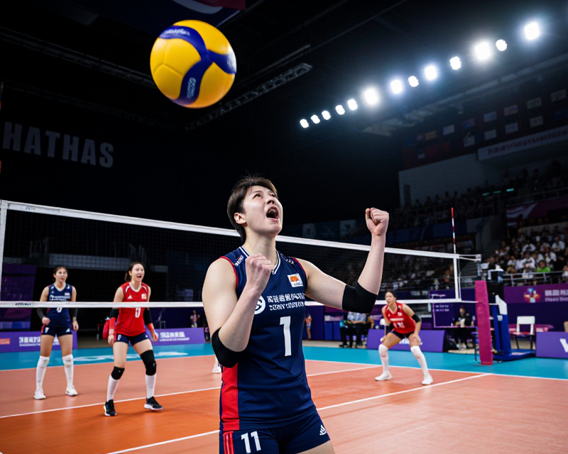 Volleyball Victory Atmosphere