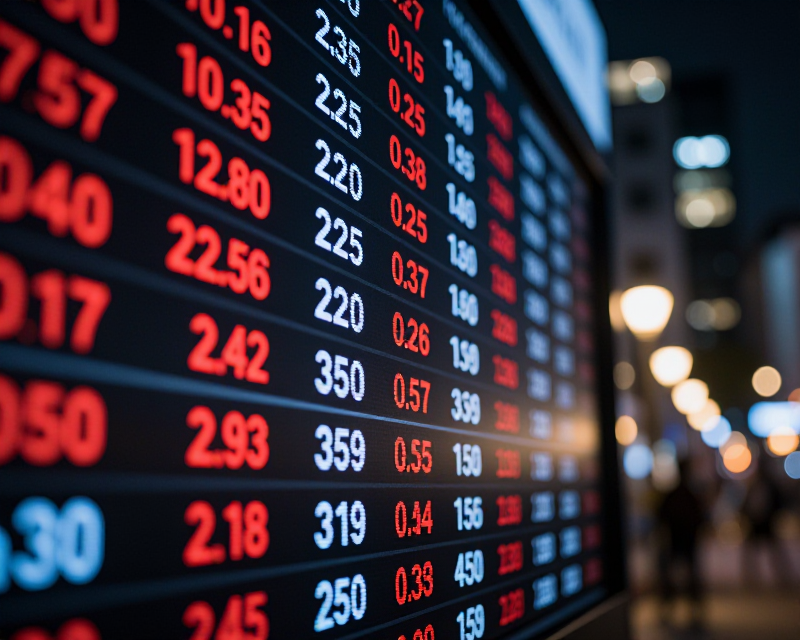 Stock Market Decline Concept